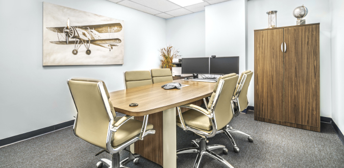 office with conference table and chairs