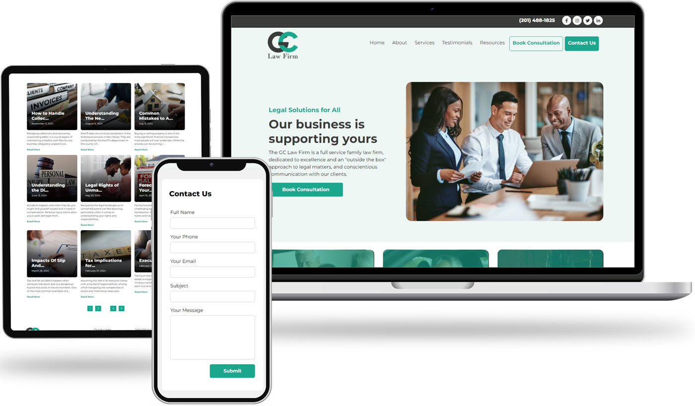 Web Design Firm Work